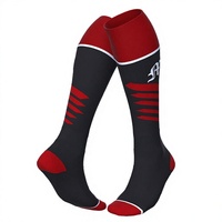 Chaussettes de football pour hommes et femmes, hautes jusqu'au genou, respirantes, jetables, pour le sport d'été, tricotées, personnalisables