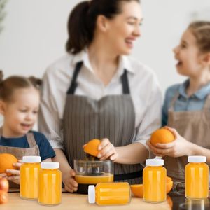 2oz Empty Round Pet Shot Plastic Bottles for Fresh Juice with Plastic <b>Tamper</b> Evident Lid 60ml Plastic Shot Bottles for Juice - Product Image 5