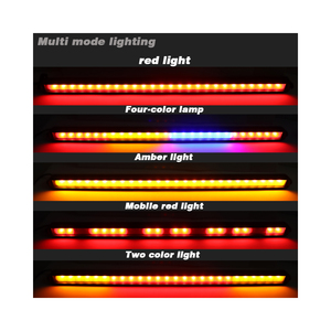 42inch đa màu RGB Bar cảnh báo ánh sáng nhấp nháy 12V <span class=keywords><strong>Led</strong></span> <span class=keywords><strong>Light</strong></span> Bar với lần lượt phanh đảo ngược đèn - Product Image 1