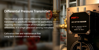 Transmetteur de pression différentielle intelligent, transducteur de pression différentielle numérique, transmetteur de mesure de pression pour air, gaz et liquides
