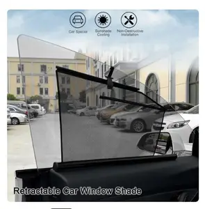 Roll Car Sun shade für Tesla Model 3 Y S Vordere hintere Seiten fenster Sun Shade Drape Roller Auto Retract able Mesh Curtains