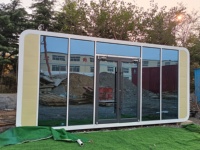 Villa Apple Pod de luxe préfabriquée, cabane intelligente avec verrière panoramique pour hôtel écologique, hôtel boutique, Airbnb, glamping, mini-maison