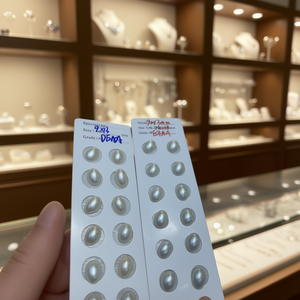 ลูกปัดมุกเวนชี 9x13 มม. รูปไข่ เกรด Aaa อุปกรณ์ตกแต่งเครื่องประดับสำหรับทำสร้อยคอ - Product Image 3