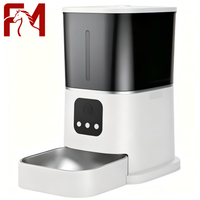 Distributeur automatique de nourriture pour chat intelligent avec capteur de mouvement et alimentation programmée, capacité de 6 L, pour usage intérieur, service de marque privée