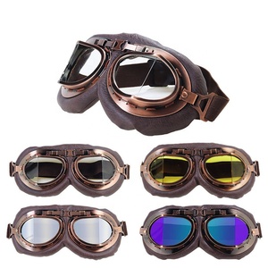 Lunettes de moto rétro, lunettes de cyclisme, lunettes de casque, lunettes de ski, de skate, de snowboard, VTT, accessoires moto - Product Image 2