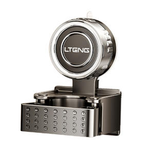 Soporte de fregona con ventosa Blue Vine, rectangular, montado en la pared, sin perforaciones, para almacenamiento en baño/inalletero - Product Image 2