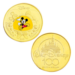 Monete Commemorative Placcate in Oro a Tema Paperino, Stile Anime Americano, da Collezione - Product Image 6