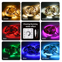 Contrôleur de bande LED numérique SPI avec télécommande de panneau, nombre de pixels 3200, gradation, flux d'eau courant, contrôleur de lumière LED 24v