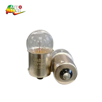 Ampoule halogène miniature à contact unique R10W G18 12V BA15s BA15d pour clignotant de moto, feu de freinage, ambre
