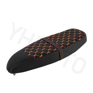 YHMOTO Frame <b>Seat</b> Sport Plush Cushion Pad Rear Flat <b>Bench</b> Sitz for Simson S50 S51 Honeycomb Sutures - Product Image 5