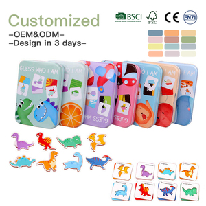 Giocattoli educativi bambini che hanno le carte dei cartoni animati animali interattive Cognitive genitore-bambino indovina chi <span class=keywords><strong>sono</strong></span> giocattoli <span class=keywords><strong>di</strong></span> <span class=keywords><strong>legno</strong></span> a forma <span class=keywords><strong>di</strong></span> - Product Image 1