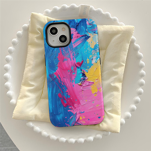 Pintura al óleo coqueta labubu dragones bolas mal <span class=keywords><strong>de</strong></span> ojo funda <span class=keywords><strong>de</strong></span> <span class=keywords><strong>teléfono</strong></span> para 16 pro protector 15 13 14 película 12 plus - Product Image 6