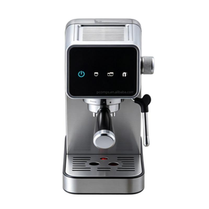 เครื่องชงกาแฟกึ่งอัตโนมัติ ถังน้ำใส 1.1 ลิตร ควบคุมด้วยระบบสัมผัส พร้อมฟังก์ชั่นอุ่นแก้ว เครื่องทำฟองนม เครื่องชงกาแฟคาปูชิโน - Product Image 1