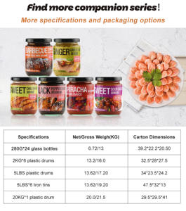 Camill Usine En Gros 280g Coréen <span class=keywords><strong>Sésame</strong></span> Barbecue Sauces Alimentaire Trempage Froid Mélange Marinades Sain Arôme Pâte Sauce - Product Image 6