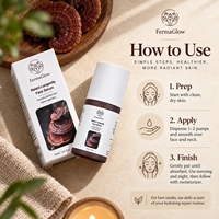 Sérum Visage Anti-Âge au Ganoderma Fermenté, Bakuchiol et Rétinol pour Atténuer les Rides et les Ridules