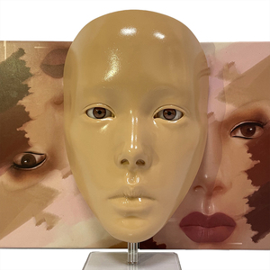 หัว Mannequin แต่งหน้าแบบซักได้,อุปกรณ์แต่งหน้าสำหรับสถาบันความงามเครื่องสำอาง<span class=keywords><strong>ส</strong></span>่วนตัวกรุณาแต่งหน้ารูปร่างใบหน้า - Product Image 5