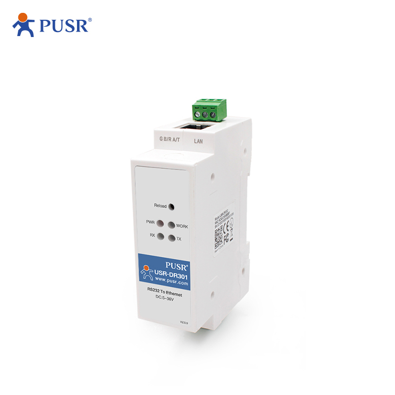 RS232 Serial Port <strong>Server</strong> with Ethernet Link <strong>Guide</strong> Rail for Communication & Networking USR-DR301