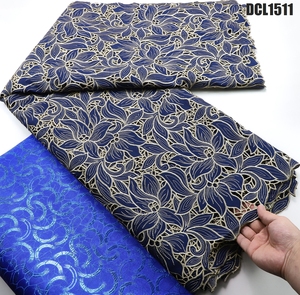 Squisito cavo Guipure pizzo africano tessuto francese ricamo <span class=keywords><strong>donna</strong></span> africano vestito all'ingrosso tessuto abito da sposa Dubai pizzo - Product Image 2