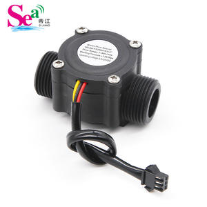 Capteur de débit à effet Hall avec interface G3/4, débitmètre à impulsions à 6 points pour liquide, capteur de débit d'eau en plastique personnalisable, OEM - Product Image 3