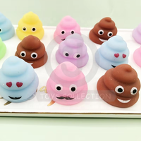 Jouet Mochi Squishy en TPR Souple et Coloré, Motif Caca, pour Enfants - Vente en Gros