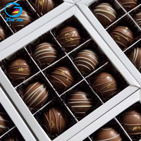 Boîte à chocolat en papier avec impression de logo personnalisé, papier alimentaire, boîte d'emballage pour pâtisserie, tiramisu, gâteau, boulangerie, avec logo en feuille d'or