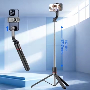Nuevo trípode estable F15 1,7 m Selfie Stick 360 grados ajustable para disparo Horizontal <span class=keywords><strong>Vertical</strong></span> plegable para uso de cámara de teléfono - Product Image 5