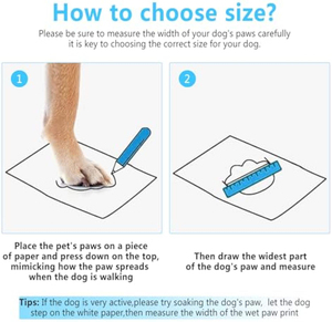 Sandalias para Mascotas de Materiales de Goma de Alta Calidad, Suela Antideslizante Resistente, Botas para Perros Ajustables e Impermeables - Product Image 5