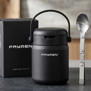 Boîte à <span class=keywords><strong>lunch</strong></span> isotherme en acier inoxydable 304, grande capacité, anti-fuite, boîte bento thermique pour usage domestique, récipient alimentaire portable - Product Image 1