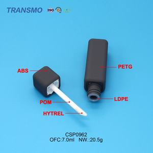 Tubes de brillant à lèvres en plastique de haute qualité 7 ml, avec logo OEM, prix usine, tubes carrés vides pour rouge à lèvres liquide - Product Image 3