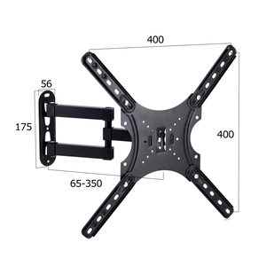 Support mural <span class=keywords><strong>TV</strong></span> à mouvement complet avec bras en acier extensible VESA 400*400 Support de support réglable Support <span class=keywords><strong>TV</strong></span> encastré - Product Image 3