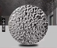 Feuille d'acier inoxydable martelée pour décoration de mur de plafond de couleur dorée Ss 304