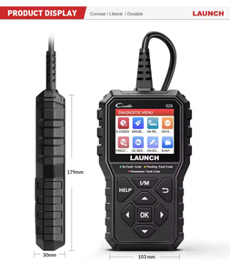 เครื่องอ่านโค้ด OBD2 รุ่น LAUNCH CR529 พร้อมปุ่ม I/M ที่ได้รับสิทธิบัตร สำหรับตรวจสอบไฟ Check Engine, ค้นหา DTC, ใช้ได้กับรถยนต์ OBDII ทุกประเภท อัปเดตฟรีตลอดอายุการใช้งาน - Product Image 2