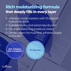 [Isntree] Crème Hydratante à l'Acide Hyaluronique 100ml avec 5 Types d'Hyaluronique, Céramide NP et Huile Végétale pour une Protection Hydratante - Product Image 5