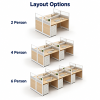 Bureau de travail ergonomique moderne et réglable avec un grand espace de rangement, table de bureau en bois pour zone de travail partagée