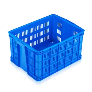 Fruit and vegetable box supermarket shopping basket folding crate production injection machine