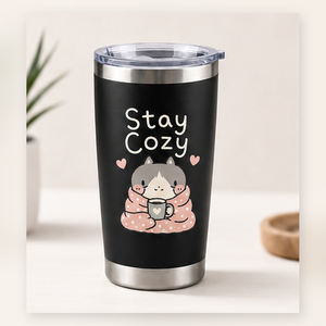 Vaso Térmico de Acero Inoxidable con Aislamiento al Vacío, Diseño Personalizado con Arte Animal, para Viajes, Auto, Oficina, Aire Libre, Ecológico, para Bebidas Frías y Calientes - Product Image 2