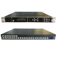 Modulateur numérique CATV 8 12 16 20 24 FTA DVB-S2 DVB-C DVB-T ATSC ISDBT Tuner au transmodulateur RF Modulateur DVB T2