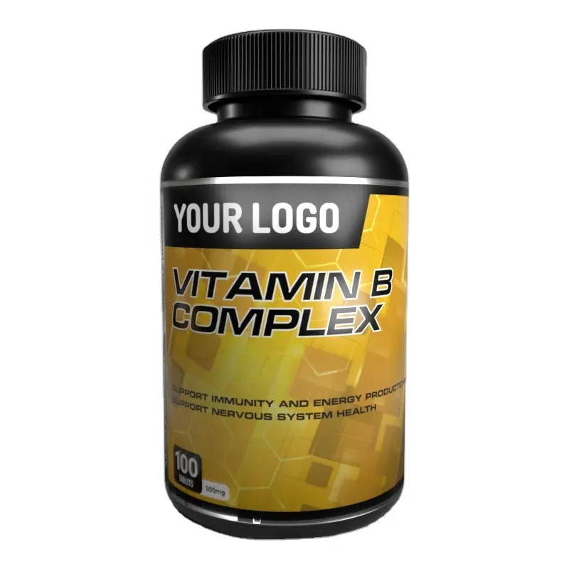 En kaliteli enerji desteği günlük multivitamin 500Mg Vitamin B kompleks tabletler