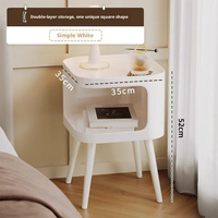 Table basse moderne minimaliste en métal de luxe, faite à la main, avec étagère de rangement pour le salon, meubles de maison