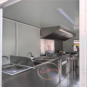 Chariot de vente mobile pliable imperméable et multifonctionnel de remorque extérieure de nourriture pour des casse-croûte de marché de nuit de petit déjeuner - Product Image 5