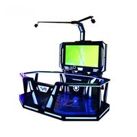 Plate-forme VR de simulation de mouvement fonctionnant Machine de jeu de simulation de tir électronique VR pour équipement de parc à thème