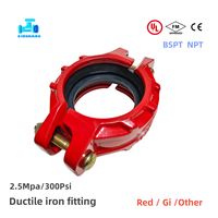 Raccord de tuyauterie rainuré FM UL pour lutte contre l'incendie, 4'' 2'', classe 150, raccord mécanique en T, croix mécanique, raccord rigide/flexible, basse pression