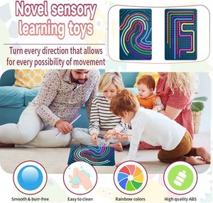 Enfants Silicone Silencieux Fidget Jouets Pliant Sensory Calming Board Occupé Sensoriel Activité Conseil pour Stress Anxiété TDAH Autisme - Product Image 3