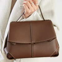 Sac fourre-tout de luxe rétro au design simple pour femme, sac à main portable en polyester, sac à bandoulière messager
