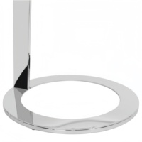 Table d'angle moderne simple et luxueuse en métal Table d'appoint en acier inoxydable avec dessus en verre Petite table basse pour le salon