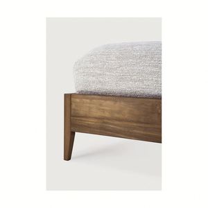 Cama Individual/Doble de Madera Maciza de Abedul Estilo Americano con Acabado Negro, Cama de Princesa para Niña, Tallada a Mano, Estilo Europeo - Product Image 6