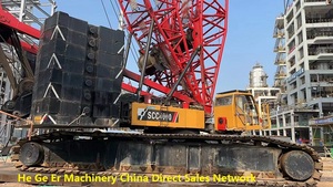 Grue sur chenilles d'occasion SANY SCC4000 fabriquée en Chine, 400 tonnes, grande capacité de levage, machinerie de construction pour les voies ferrées à grande vitesse - Product Image 3