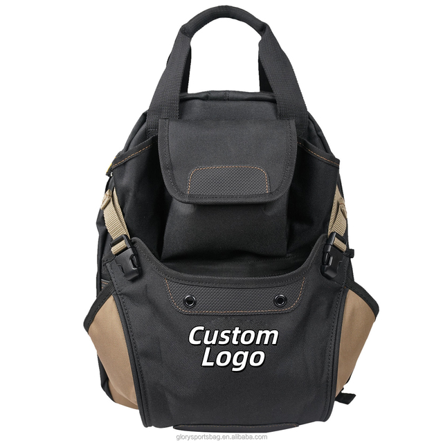 BSCI Factory Custom 1680D Portable Waterproof Tool Backpack With Laptop Compartment for Construction