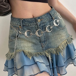 Vintage femmes papillon pendentif ceinture taille chaîne corps chaîne ventre chaînes - Product Image 6