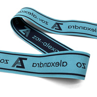 Promotion OEM à bas prix Logo personnalisé Jacquard soleil en nylon personnalisé Ceinture élastique Jacquard Bande élastique pour sous-vêtements Boxer
